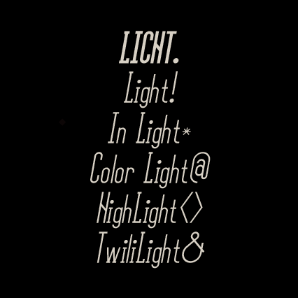 Branding Experiment for Licht — 33